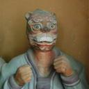Een aantal van de bizarre beelden in de Dongyue tempel