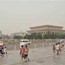 Het enorme Tiananmenplein of Plein van de Hemelse Vrede