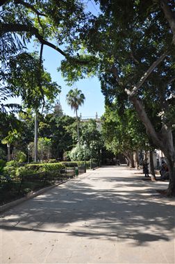 Park bij de Plaza de Armas