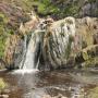 De Ramnahol waterval in de Burn of Lunklet
