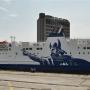 De MV Hrossey, de ferry waarmee we naar Lerwick zijn gevaren