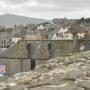 Zicht op Lerwick vanaf Fort Charlotte