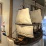Model van de Kennemerland, een VOC schip dat in 1664 bij de Shetland eilanden is vergaan