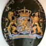 Bord van het Nederlandse consulaat in Lerwick uit 1920